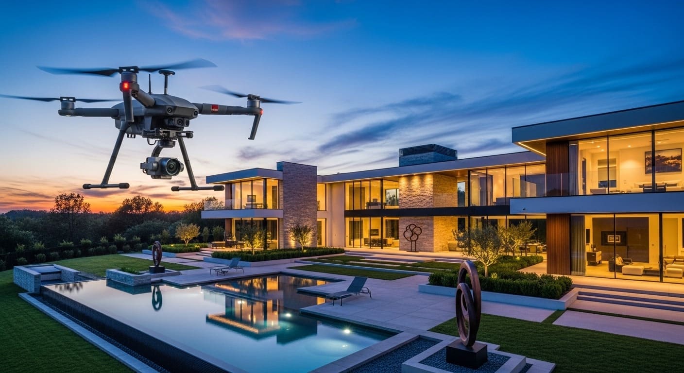 Commercial Real Estate Drone Photography in Naples 3 Aerial commercial property marketing image in Naples, FL — TrueVision Photography